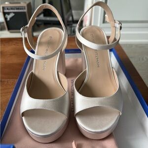 NEW Stuart Weitzman Dayna II Platform Sandals 38.5